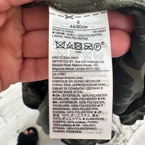 Banana Republic Green Leopard Print Midi Skirt - Picture 10 of 10